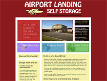 Tablet Screenshot of airportlandingselfstorage.com